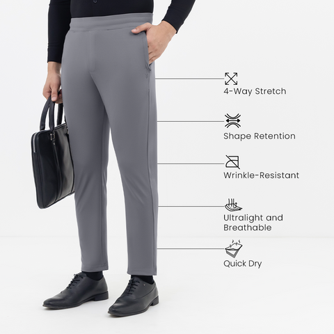 Graphite Grey Work-to-Workout Pants