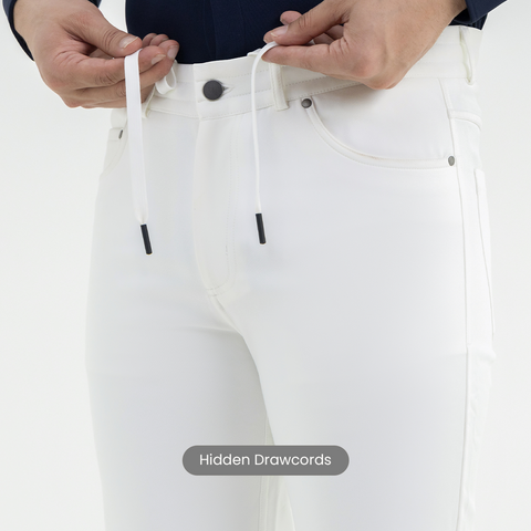 Solid White Work Tech Jeans 2.0