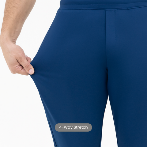 Classic Blue Work-to-Workout Pants