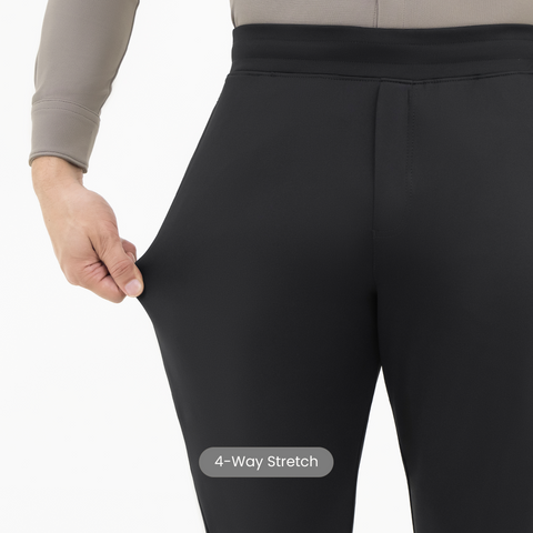 Solid Black Work-to-Workout Pants