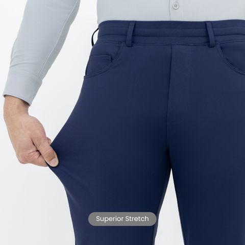 Solid Navy FlexPro 5 Pocket Pants