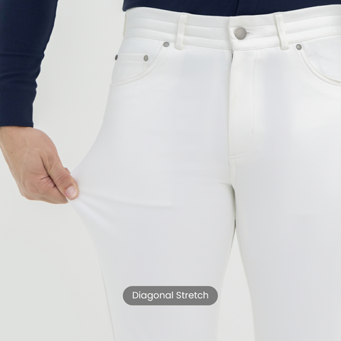 Solid White Work Tech Jeans 2.0