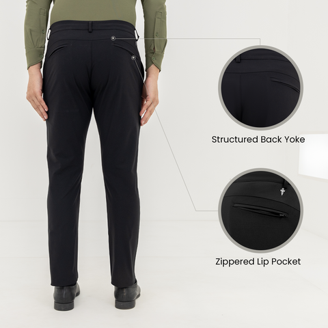 Solid Black Next-Gen Boardroom Pant