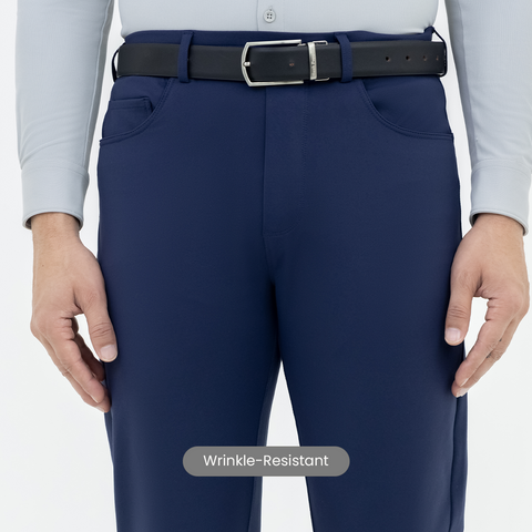 Solid Navy FlexPro 5 Pocket Pants