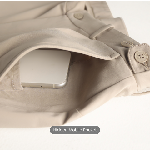 Deep Beige Tech Chinos