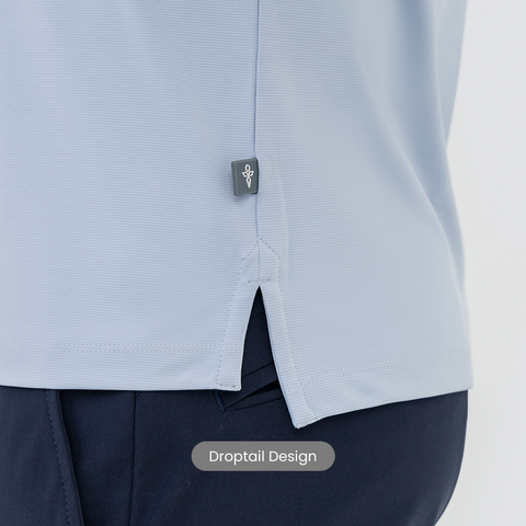 Ice Blue Smart Stretch Polo