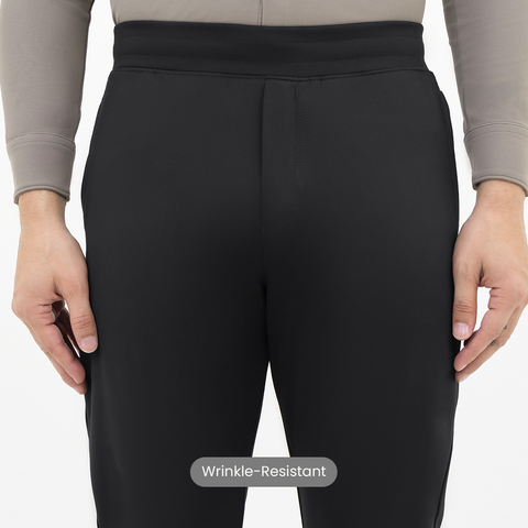 Solid Black Work-to-Workout Pants