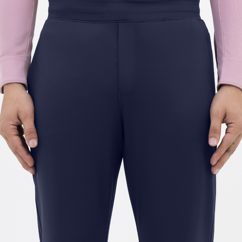 Solid Navy Work-to-Workout Pants