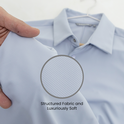 Ice Blue Smart Stretch Polo