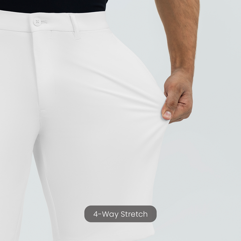 White 2035 Work Shorts