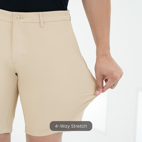 Beige 2035 Work Shorts