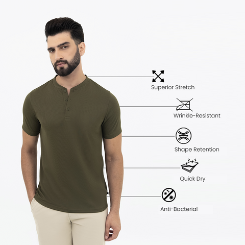 Olive Work to Workout Henley