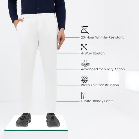 White 2035 Workday Pants