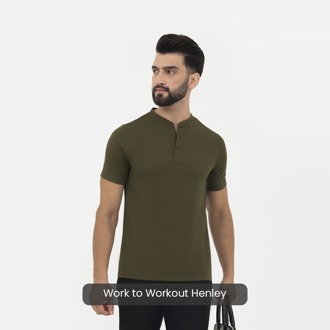 Olive Work to Workout Henley