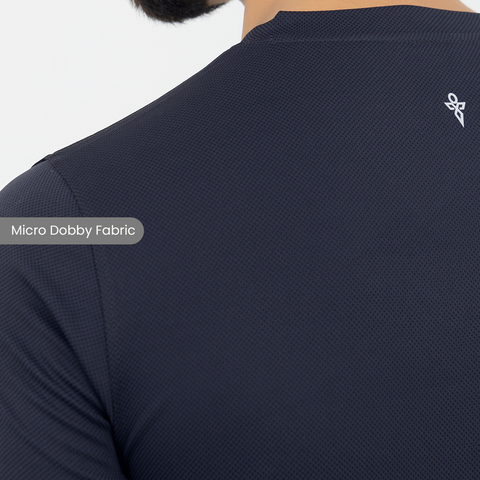 Solid Navy Work to Workout Henleys