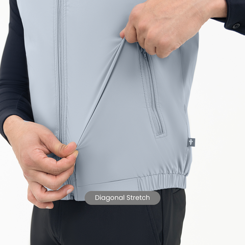 Graphite Grey Sleeveless Workday Jacket