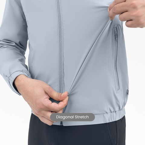 Graphite Grey Workday Jacket with Raglan Sleeves