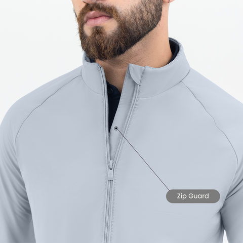 Graphite Grey Workday Jacket with Raglan Sleeves