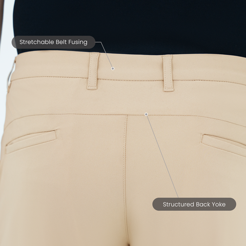 Beige 2035 Work Shorts