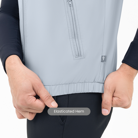 Graphite Grey Sleeveless Workday Jacket