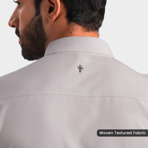 Light Grey PowerSnap Work Shirt